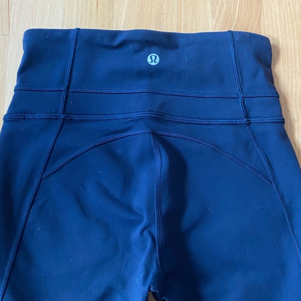 Lululemon Navy Flare Leggings - Picture 5 of 5